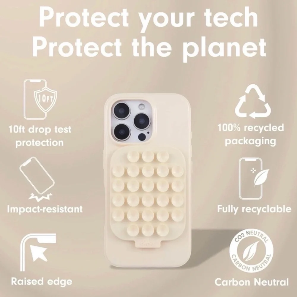 Sonix Cream Pop-It Phone Case for iPhone 16 Pro Max New in Box Free Shipping